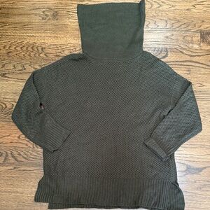 Sanctuary Dark Green  Knit Cowl Neck Sweater COZY